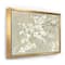 Designart - Dogwood in Spring Neutral - Farmhouse Canvas in Gold Frame